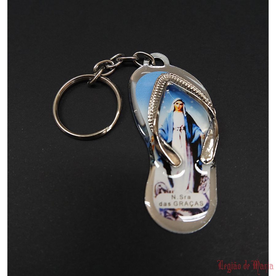 Chaveiro chinelo Nossa Senhora das Graças