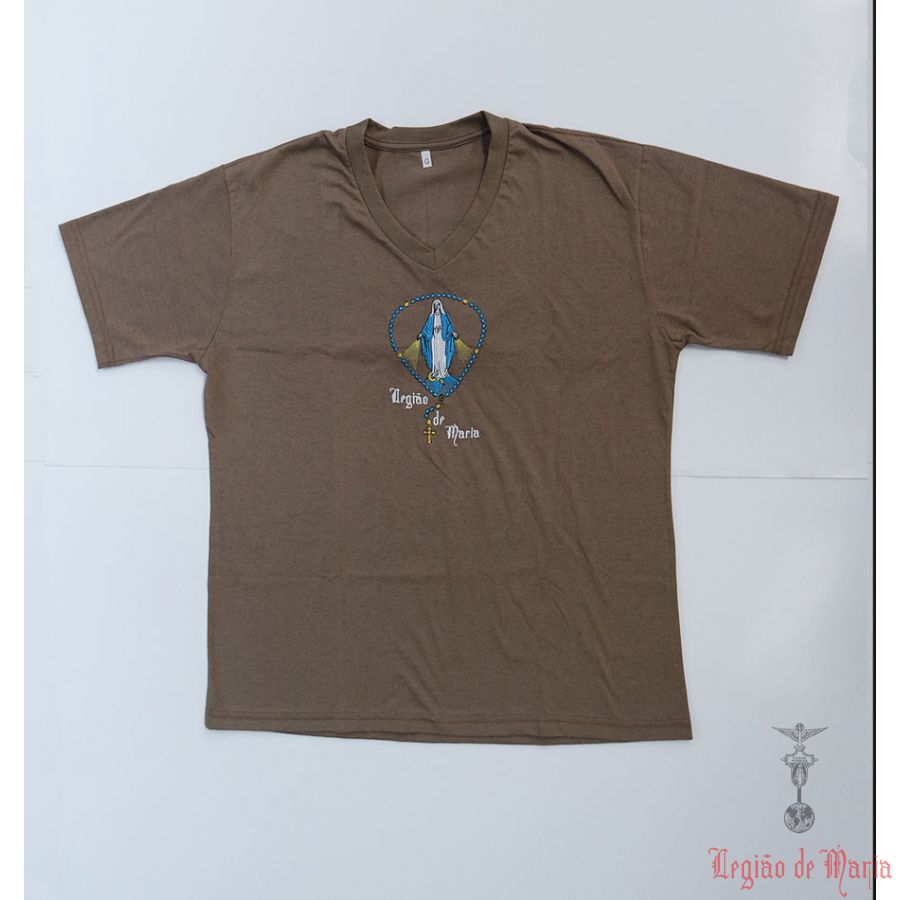 Camiseta Marrom Clara